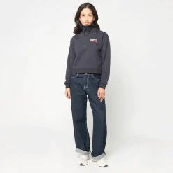 Athletics Premium Logo Oversized Half Zip
