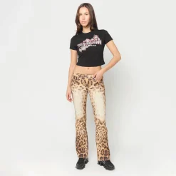 Becca Mid Rise Bootcut Flap