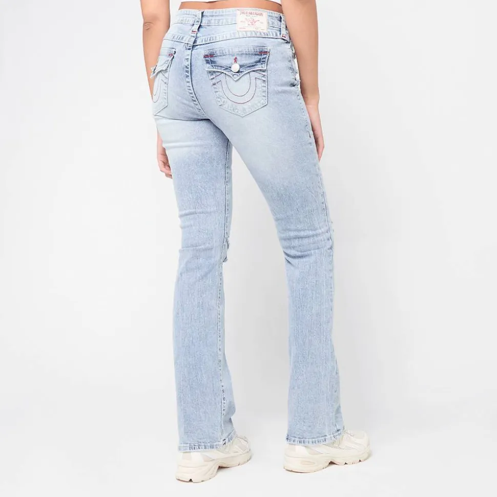 Becca Mid Rise Bootcut Flap
