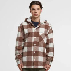 Big Check Jacket With Hood