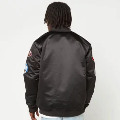 Black Out Satin Jacket Chicago Bulls