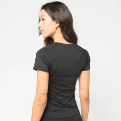 Black Soft Basic Short Sleeve