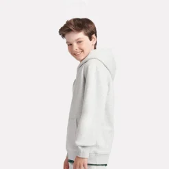 Boys French Terry Small Logo Hoodie