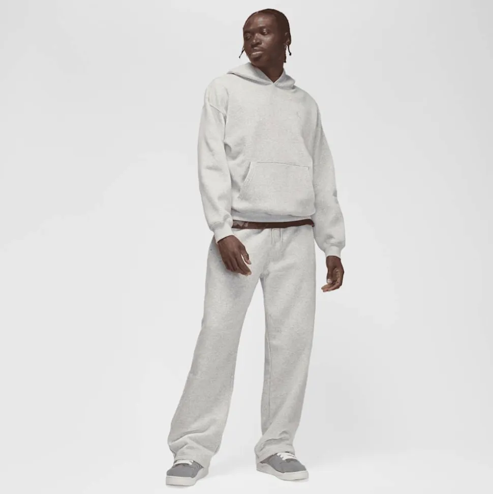 Brooklyn Fleece Oversized Open-Hem Pants