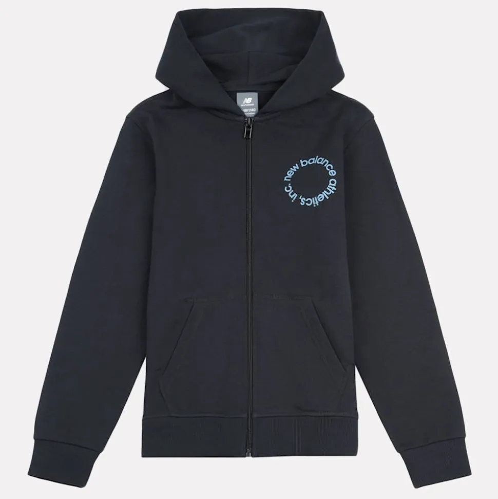 Circular Logo Full Zip Hoodie