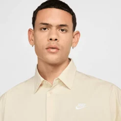 Club Short Sleeve Buttoned Oversized Shirt