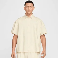 Club Short Sleeve Buttoned Oversized Shirt