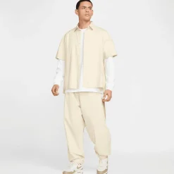 Club Short Sleeve Buttoned Oversized Shirt