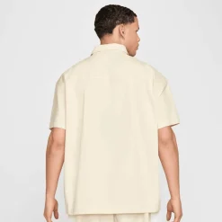 Club Short Sleeve Buttoned Oversized Shirt
