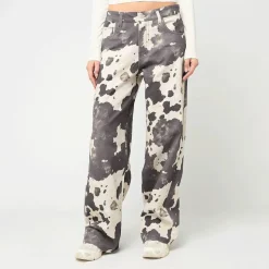 Cow Print Baggy Pants