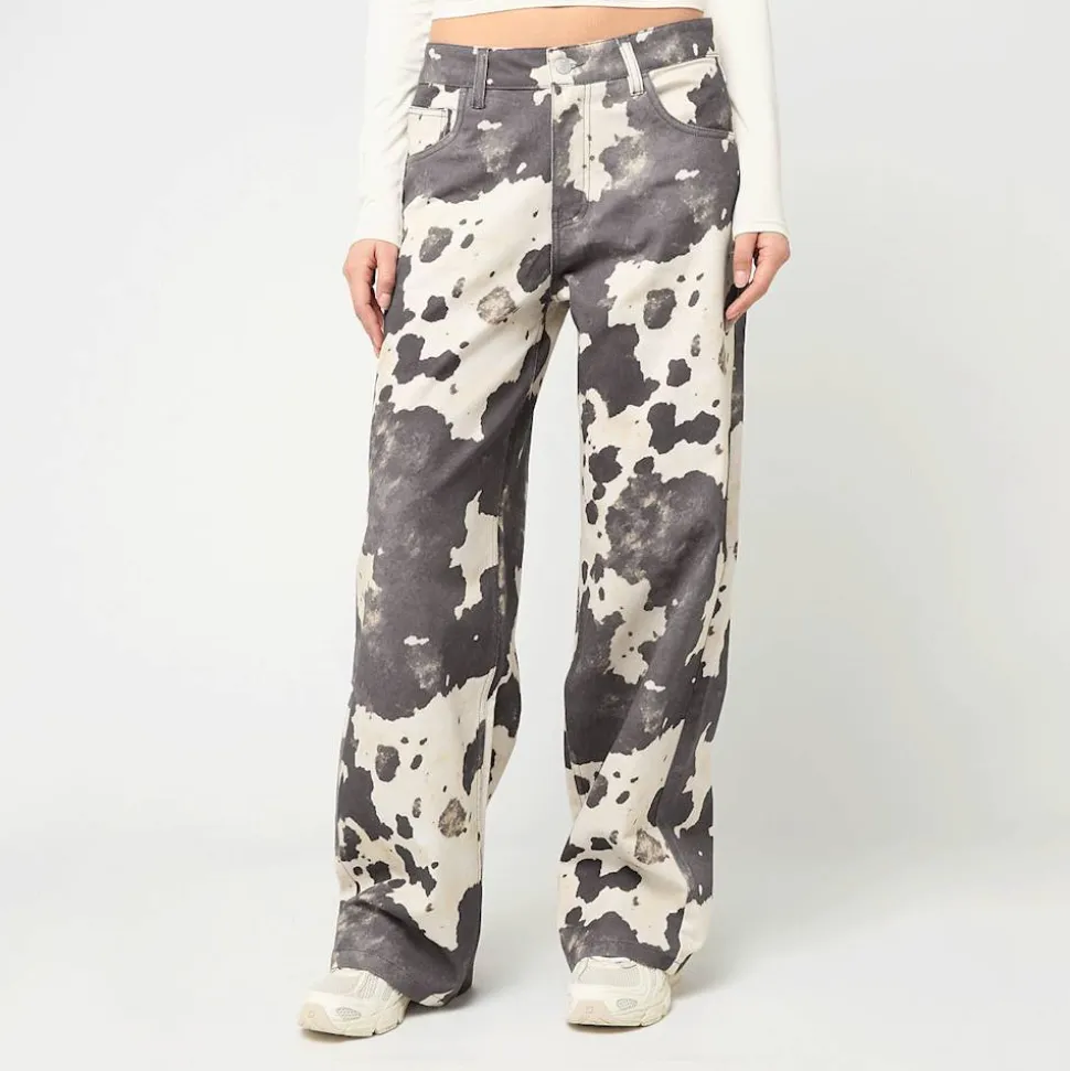 Cow Print Baggy Pants