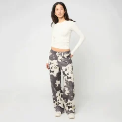 Cow Print Baggy Pants