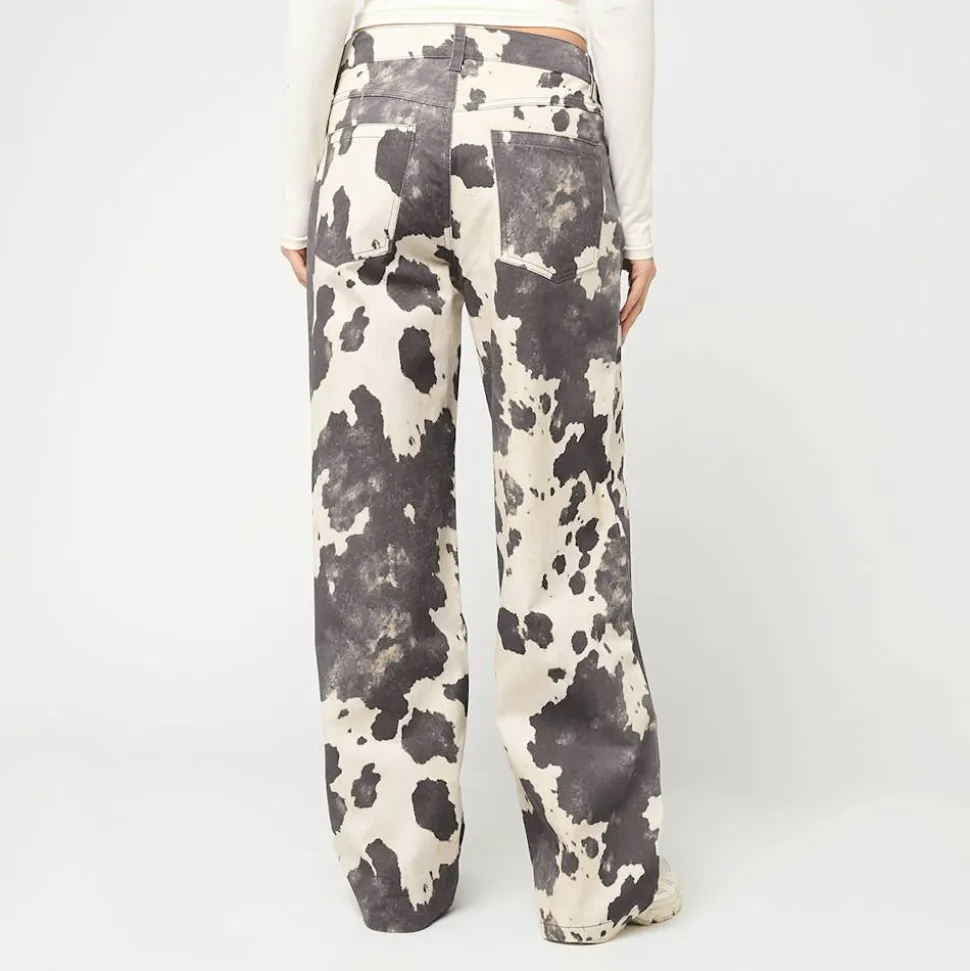 Cow Print Baggy Pants