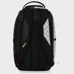 Cream Check Side Drip Backpack
