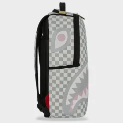 Cream Check Side Drip Backpack