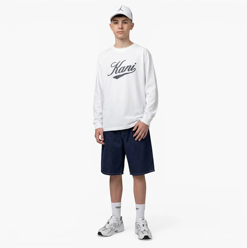 Cursive Varsity Longsleeve Junior