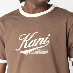 Cursive Varsity Regular Ringer T-Shirt