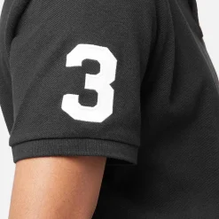 Custom Slim Fit Big Pony Mesh Polo Shirt