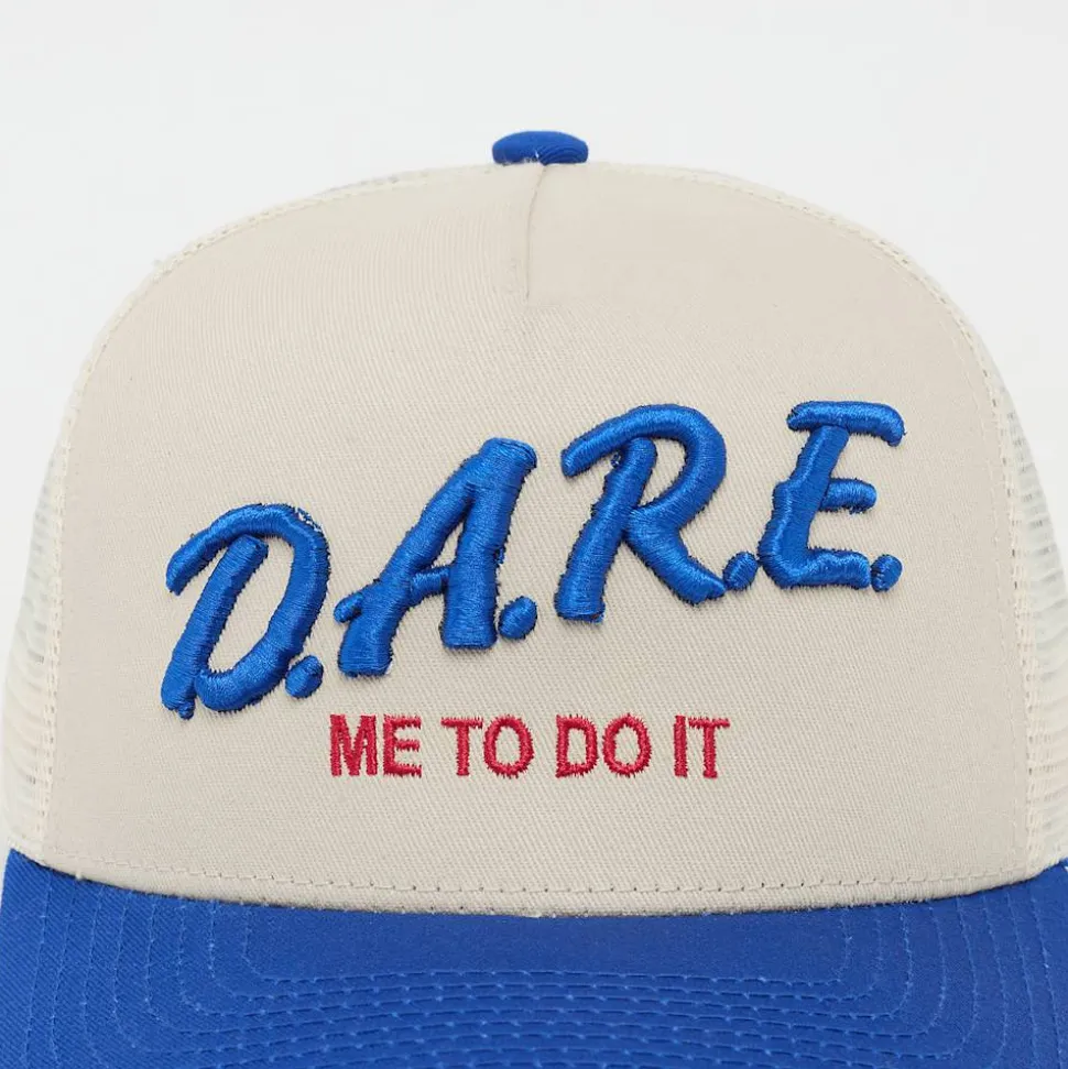 Dare Me To Do It Twill Mesh Back Trucker