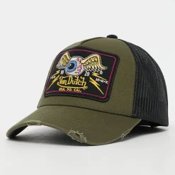 Distressed Trucker Cap Flying Eyeball