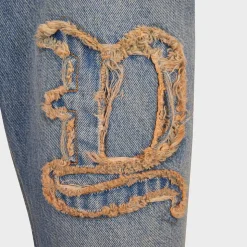 Durga Logo Straight Jeans
