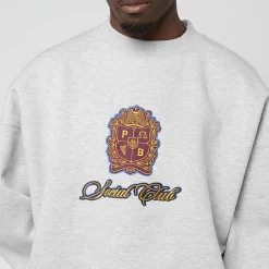 Emblem Patch Crew Neck