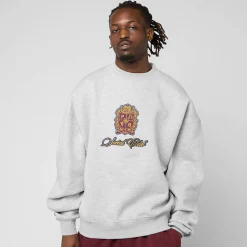 Emblem Patch Crew Neck