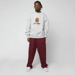 Emblem Patch Crew Neck
