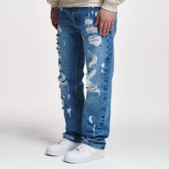 Firio Destroyed Straight Jeans