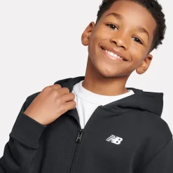 French Terry Small Logo Full Zip Hoodie