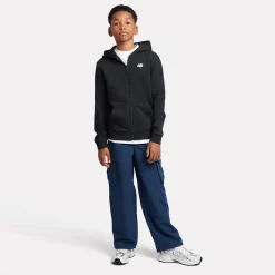 French Terry Small Logo Full Zip Hoodie