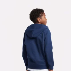 French Terry Small Logo Full Zip Hoodie
