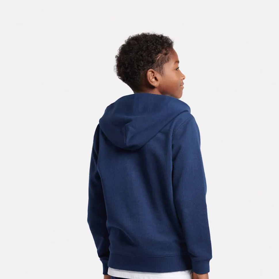French Terry Small Logo Full Zip Hoodie