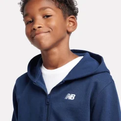 French Terry Small Logo Full Zip Hoodie