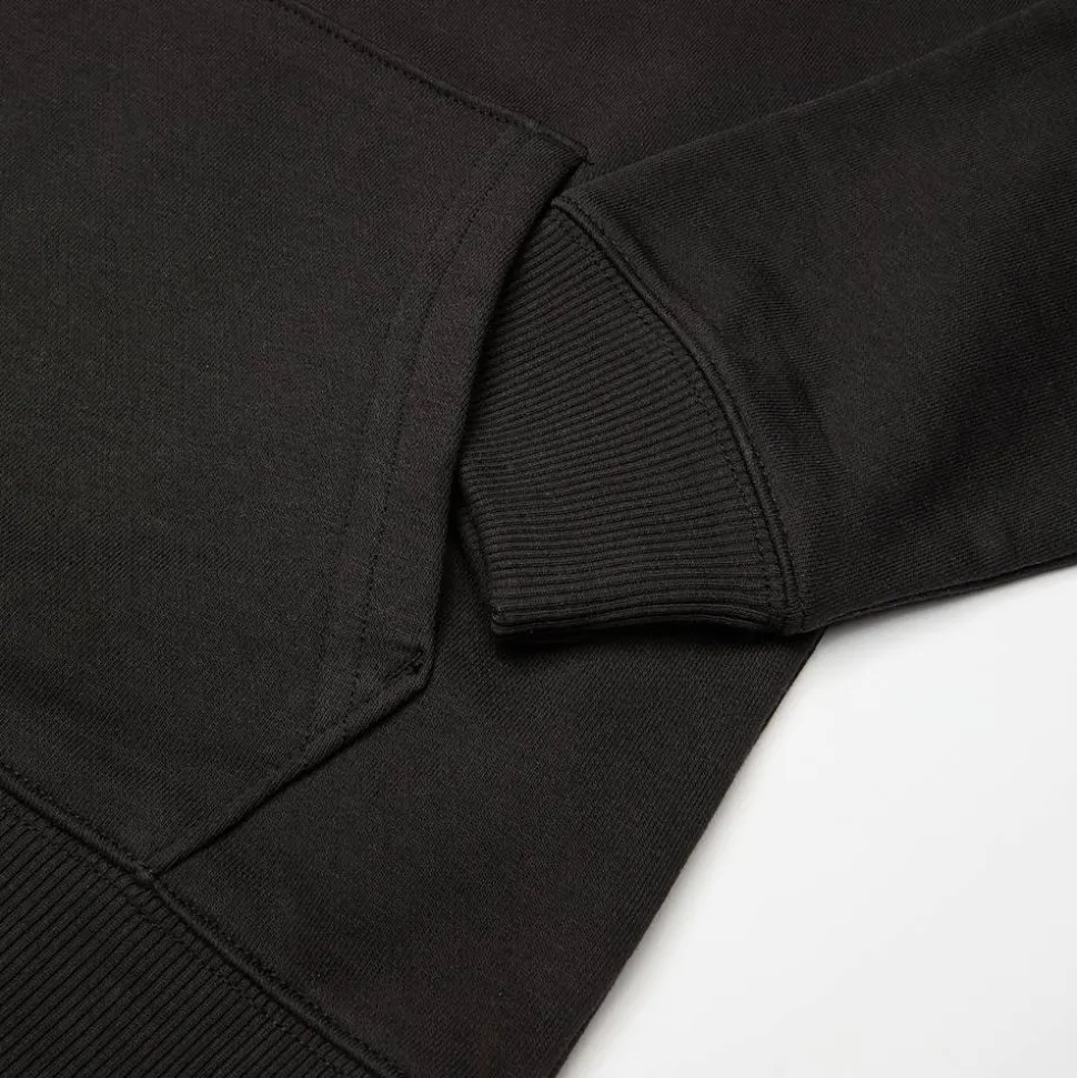 French Terry Stacked Logo Hoodie