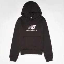 French Terry Stacked Logo Hoodie