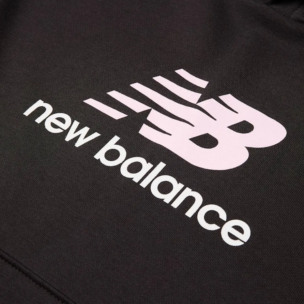 French Terry Stacked Logo Hoodie