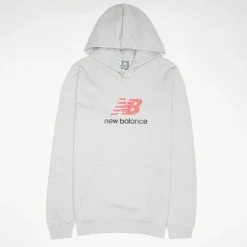 French Terry Stacked Logo Hoodie