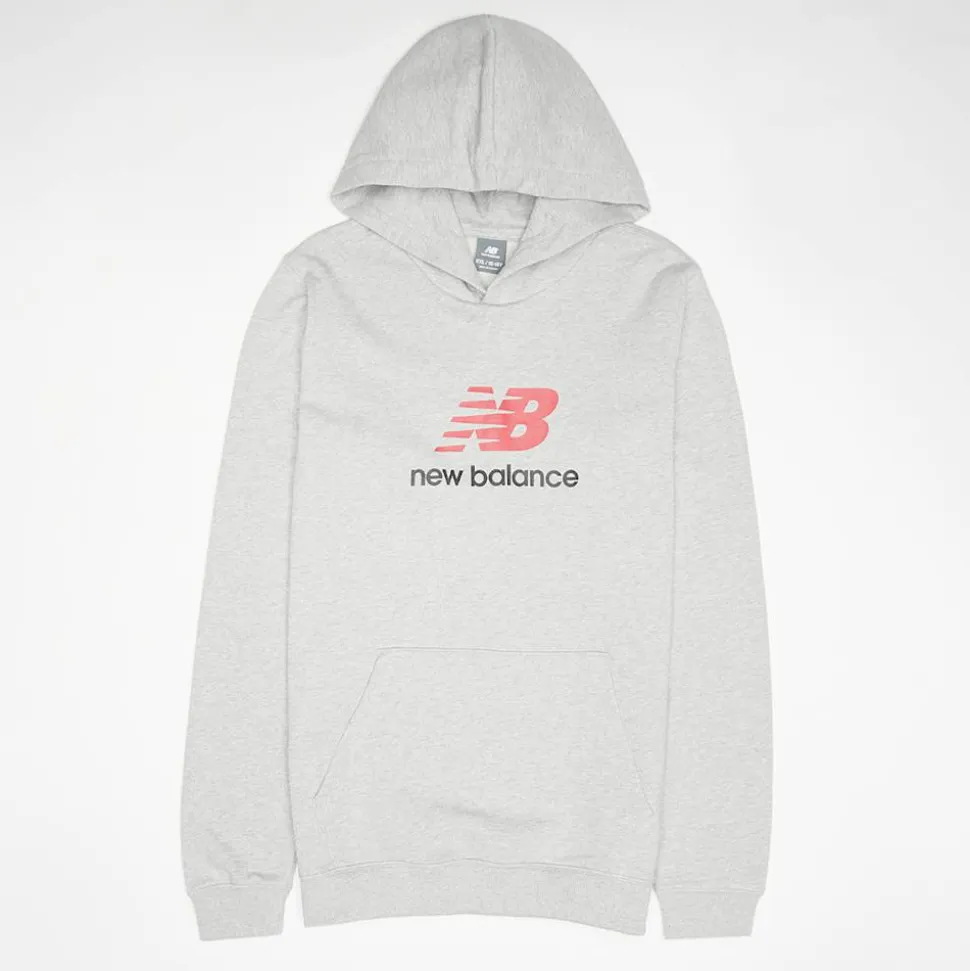 French Terry Stacked Logo Hoodie