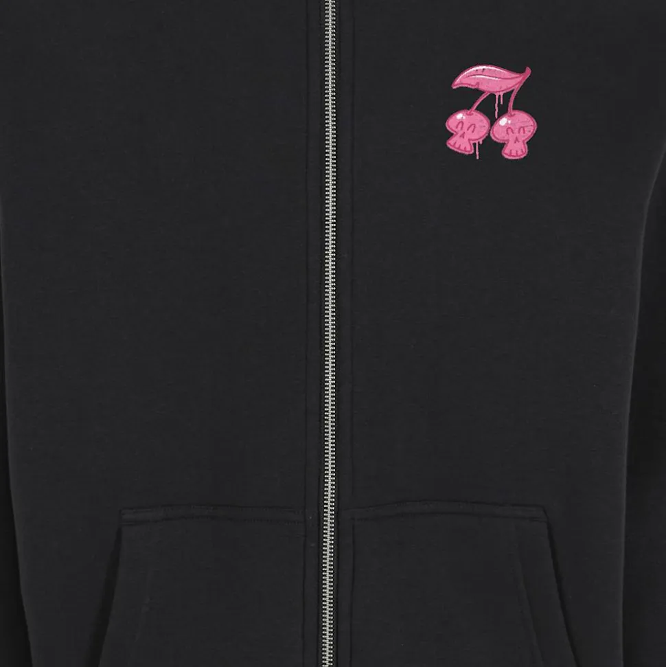 Fresh to Death Cherries Fluffy Zip Hoody
