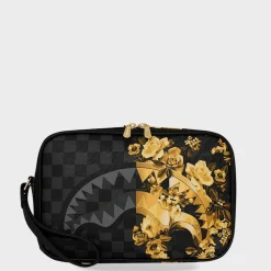 Gold Floral Remis Toiletry Brick