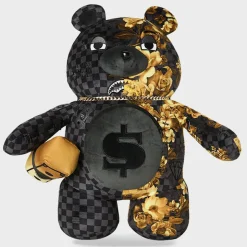Gold Floral Remix Moneybear Backpack