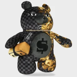 Gold Floral Remix Moneybear Backpack