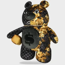 Gold Floral Remix Moneybear Backpack
