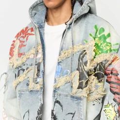 Graffiti Denim Jacket