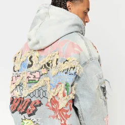 Graffiti Denim Jacket