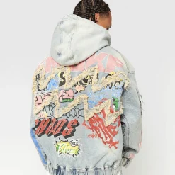 Graffiti Denim Jacket