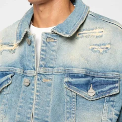 Heavy Whisker Effect Jacket