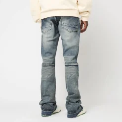 Heavy Whisker Effect Jeans