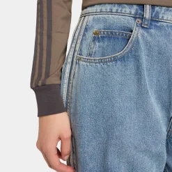 High Rise Barrel Leg Denim Pant